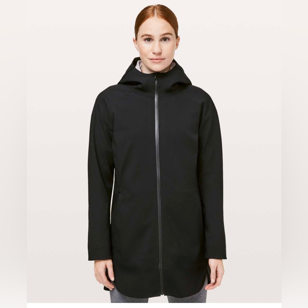 NWT lululemon glyde along softshell rain jacket